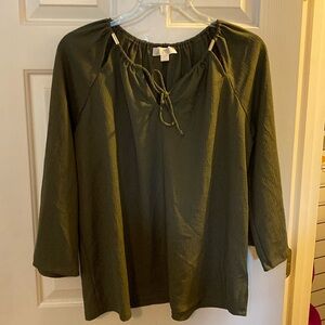 MICHAEL Michael Kors Olive Green Shirt